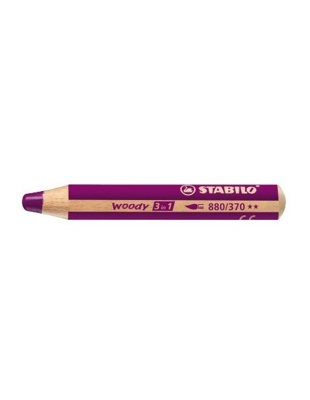 STABILO woody 3 in 1 Viola 1 pz