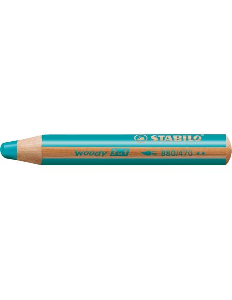 STABILO woody 3 in 1 Turchese 1 pz