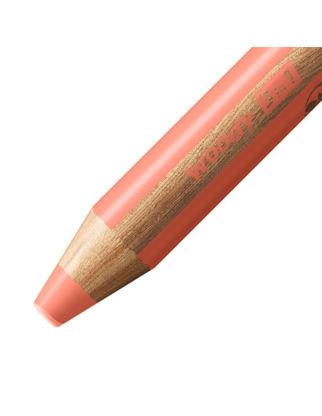 STABILO woody 3 in 1 Rosso 1 pz