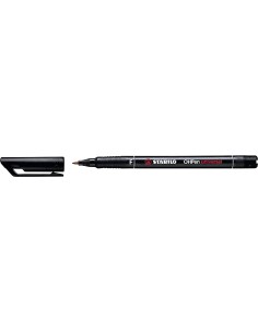 STABILO Marcatore - OHPen universal Permanente- Tratto fine (0,7 mm) - Pack da 1 - Nero 2