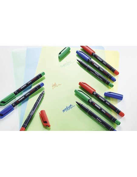 STABILO Marcatore - OHPen universal Permanente- Tratto fine (0,7 mm) - Pack da 1 - Nero