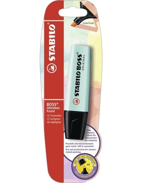 STABILO B-49282-10 evidenziatore 1 pz Punta smussata Turchese