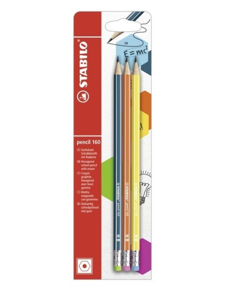 STABILO Pencil 160 HB 3 pz