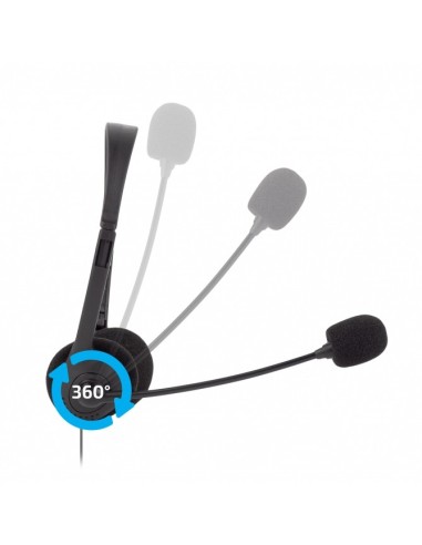 Vultech Cuffie Headset USB Con Microfono