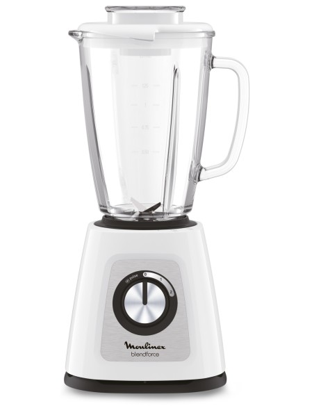 Moulinex LM4351 Blendforce 2, Frullatore Elettrico con Tecnologia Powelix, 800 W, 1.75 Litri, Sistema SmartLock, 3 Velocità