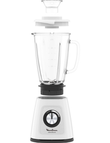 Moulinex LM4351 Blendforce 2, Frullatore Elettrico con Tecnologia Powelix, 800 W, 1.75 Litri, Sistema SmartLock, 3 Velocità