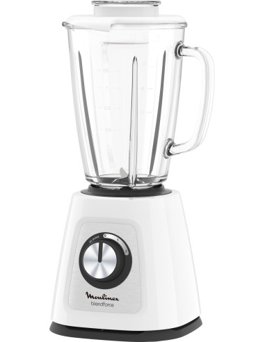 Moulinex LM4351 Blendforce 2, Frullatore Elettrico con Tecnologia Powelix, 800 W, 1.75 Litri, Sistema SmartLock, 3 Velocità