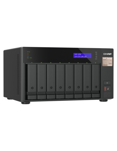 QNAP QVP-85B server NAS e di archiviazione Tower Collegamento ethernet LAN Nero