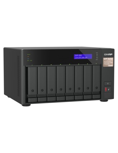 QNAP QVP-85B server NAS e di archiviazione Tower Collegamento ethernet LAN Nero