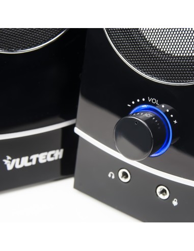 Vultech Casse Acustiche 2.0 Autoalimentate USB 2.0