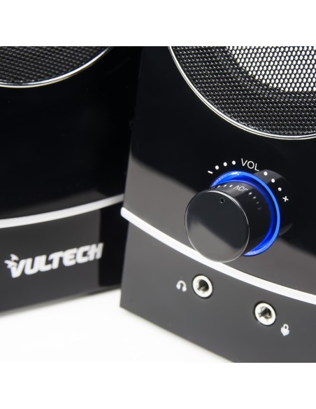 Vultech Casse Acustiche 2.0 Autoalimentate USB 2.0