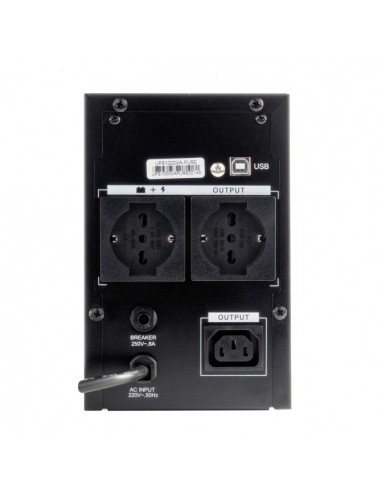 Vultech UPS1000VA-PURE gruppo di continuità (UPS) A linea interattiva 1 kVA 800 W 3 presa(e) AC