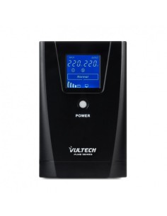 Vultech UPS1500VA-PURE gruppo di continuità (UPS) A linea interattiva 1,5 kVA 1200 W 3 presa(e) AC 2