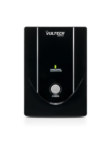 Vultech UPS650VA-LITE gruppo di continuità (UPS) A linea interattiva 0,65 kVA 360 W 2 presa(e) AC