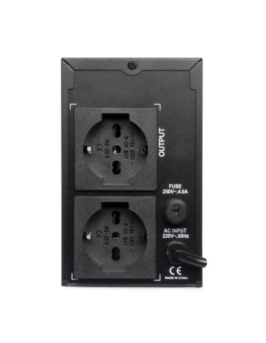 Vultech UPS750VA-LFP gruppo di continuità (UPS) A linea interattiva 0,75 kVA 400 W 2 presa(e) AC