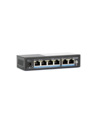 Vultech Security Switch PoE+ (Unmanaged) 4 porte 10 100 FE + 2 porte Uplink 10 100 FE