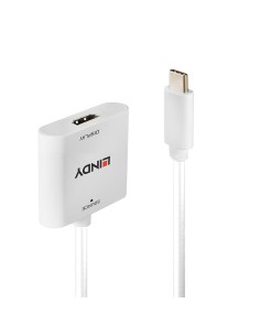Lindy 43339 cavo e adattatore video 0,1 m USB tipo-C HDMI Bianco