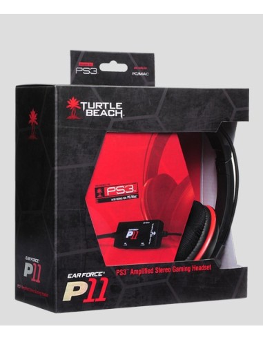 Turtle Beach EAR FORCE P11 Auricolare Cablato A Padiglione Giocare Nero, Rosso