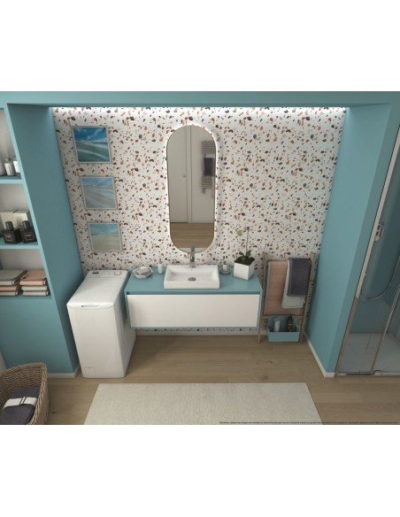 Candy Smart CST06L3 1-11 lavatrice Caricamento dall'alto 6 kg 1000 Giri min Bianco