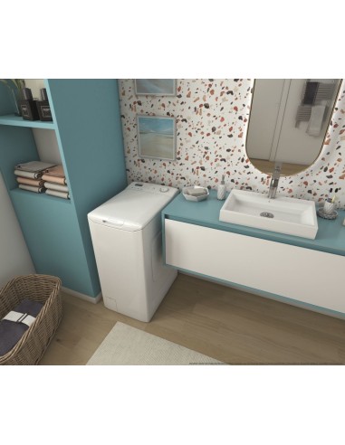 Candy Smart CST06L3 1-11 lavatrice Caricamento dall'alto 6 kg 1000 Giri min Bianco