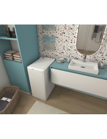 Candy Smart CST06L3 1-11 lavatrice Caricamento dall'alto 6 kg 1000 Giri min Bianco
