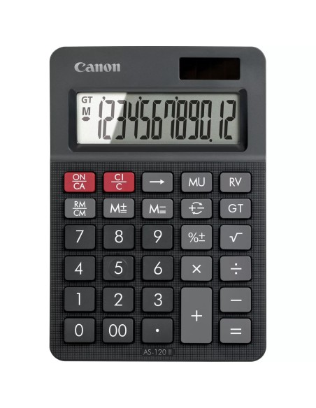 Canon AS-120 II calcolatrice Desktop Calcolatrice con display Nero Canon AS-120 II calcolatrice Desktop Calcolatrice con display Nero