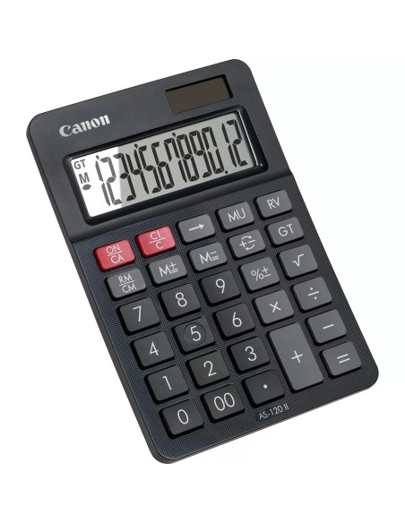 Canon AS-120 II calcolatrice Desktop Calcolatrice con display Nero Canon AS-120 II calcolatrice Desktop Calcolatrice con display Nero