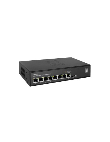 LevelOne GES-2208 switch di rete Gestito L2 Gigabit Ethernet (10 100 1000) Nero
