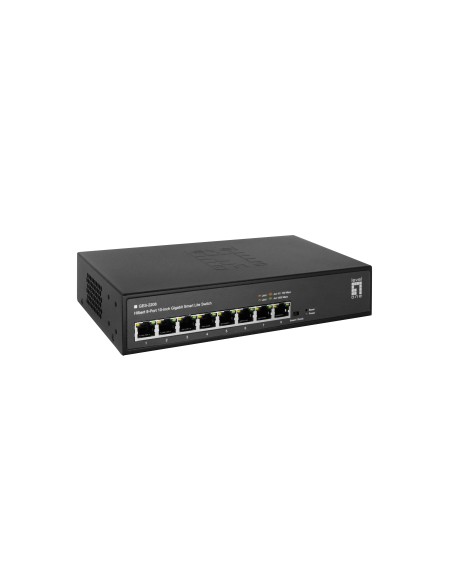 LevelOne GES-2208 switch di rete Gestito L2 Gigabit Ethernet (10 100 1000) Nero