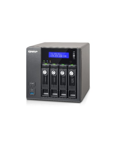 QNAP TS-453 Pro NAS Tower Collegamento ethernet LAN Nero