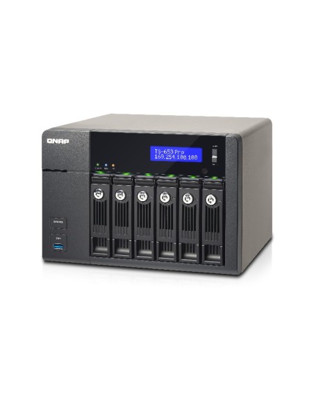 QNAP TS-653 Pro NAS Tower Collegamento ethernet LAN Nero