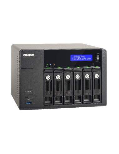 QNAP TS-653 Pro NAS Tower Collegamento ethernet LAN Nero