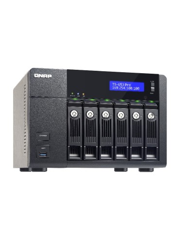 QNAP TS-653 Pro NAS Tower Collegamento ethernet LAN Nero