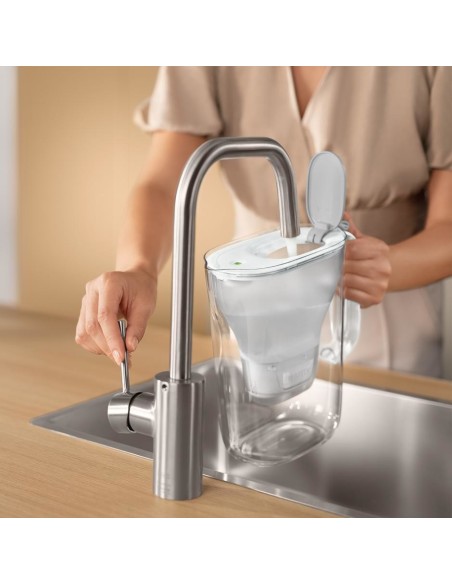 Brita 1051449 Filtraggio acqua Caraffa filtrante 2,4 L Trasparente, Bianco