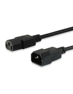 Equip 112101 cavo di alimentazione Nero 3 m Accoppiatore C13 Accoppiatore C14