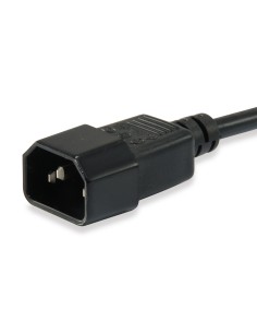 Equip 112101 cavo di alimentazione Nero 3 m Accoppiatore C13 Accoppiatore C14 2