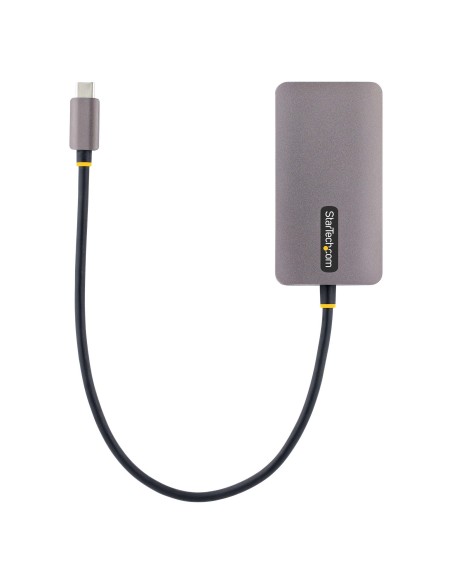 StarTech.com Adattattore USB C a HDMI DVI o VGA, Adattatore video multiporta fino a 4K 60Hz, Compatibile con Thunderbolt 3 e 4,