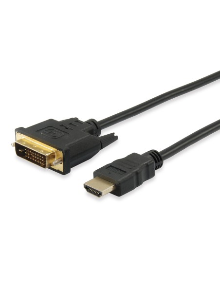 Equip 119322 cavo e adattatore video 2 m HDMI DVI-D Nero