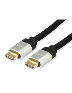 Equip 119382 cavo HDMI 3 m HDMI tipo A (Standard) Nero, Argento