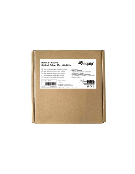 Equip 119453 cavo HDMI 30 m HDMI tipo A (Standard) Nero