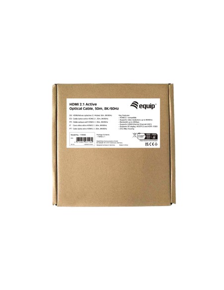 Equip 119455 cavo HDMI 50 m HDMI tipo A (Standard) Nero