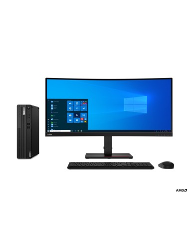 Lenovo ThinkCentre M75s Gen 2 AMD Ryzen™ 7 5700G 16 GB DDR4-SDRAM 512 GB SSD Windows 11 Pro SFF PC Nero
