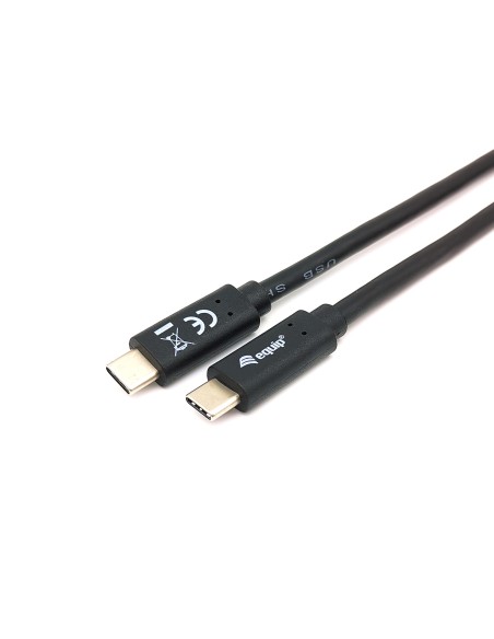 Equip 128347 cavo USB 2 m USB 3.2 Gen 1 (3.1 Gen 1) USB C Nero