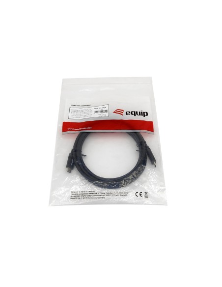 Equip 128347 cavo USB 2 m USB 3.2 Gen 1 (3.1 Gen 1) USB C Nero