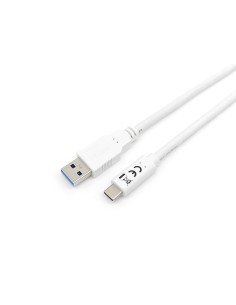 Equip 128364 cavo USB 1 m USB 3.2 Gen 1 (3.1 Gen 1) USB A USB C Bianco