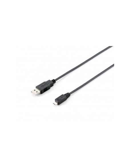 Equip 128523 cavo USB 1,8 m USB 2.0 USB A Micro-USB B Nero