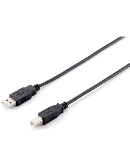 Equip 128861 cavo USB 3 m USB 2.0 USB A USB B Nero