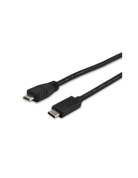 Equip 12888407 cavo USB 1 m USB 2.0 Micro-USB B USB C Nero