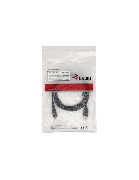 Equip 128886 cavo USB 3 m USB 2.0 USB A USB C Nero