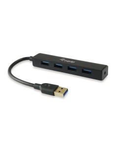 Equip 128953 hub di interfaccia USB 3.2 Gen 1 (3.1 Gen 1) Type-A 5000 Mbit s Nero